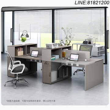 辦公桌椅 辦公桌 職員桌 主管桌 免運 開立發票 職員辦公桌員工位單雙4四6人位屏風卡座財務工作位辦公室桌椅組合
