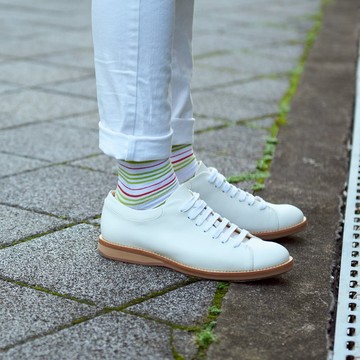 時尚聯名|舌尖滋味條紋襪-星期四