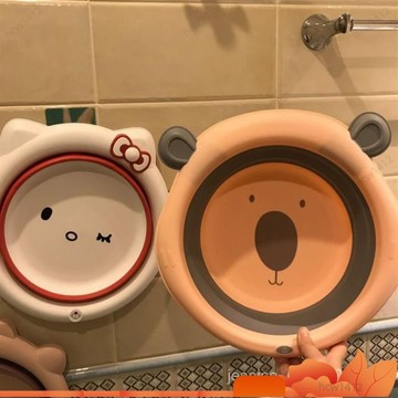 全店免運🎁可折疊盆hellokitty洗臉盆可愛便攜式學生宿捨洗腳洗頭私護盆懸掛
