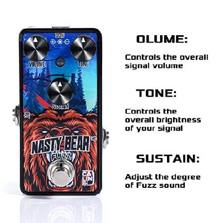 Caline G014 Fuzz Pedal Classic G Series Guitar Mini Fuzz Effect Pedal For Electric Guitar Bass with True Bypass