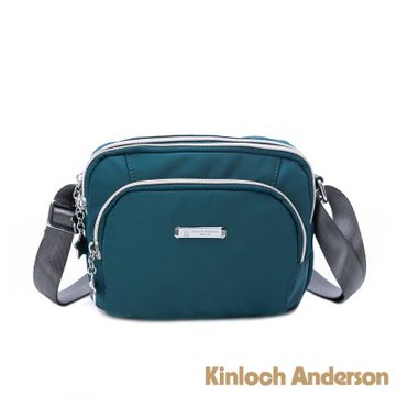 【金安德森】城市酷玩 多功能方型側背包-霧藍綠