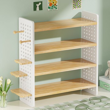 【台灣公司 可打統編】家用學習書桌多層辦公室工位收納展示架桌面置物架桌上書架洞洞板 h8157