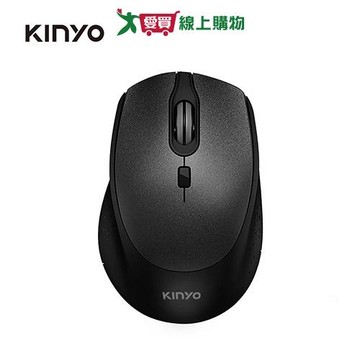 KINYO 2.4GHz無線滑鼠GKM-915B-黑【愛買】