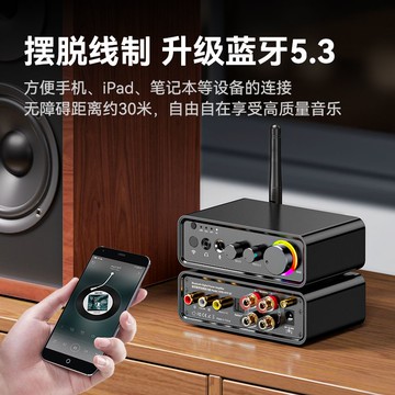 免運 公司貨 開立發票 擴大機 功放機 藍牙5.3迷你數字功放機TPA3116x2家用發燒級HIFI雙聲道200W大功率