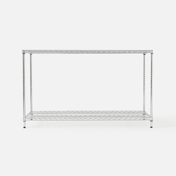 特力屋重型鍍鉻二層架寬152*深60*高90公分