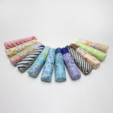 日本同步【日系花布輕盈折傘】日系風格 折疊傘 手開傘