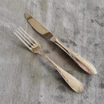 出口挪威hardanger家用不銹鋼西餐具套裝成人西餐刀叉2件套焊接刀