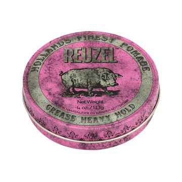 REUZEL Pink Pomade Grease 粉紅豬超強髮油 113g