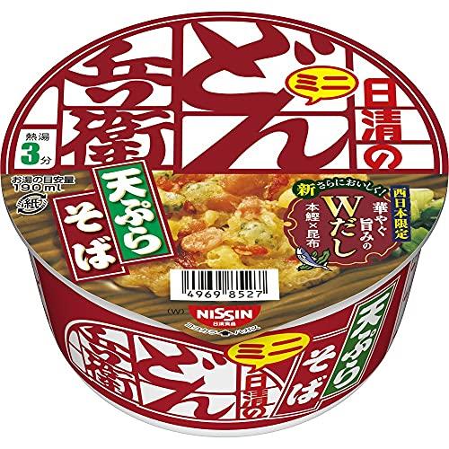 日清食品 どん兵衛 天ぷらそばミニ [西] 46g×12個 - そば