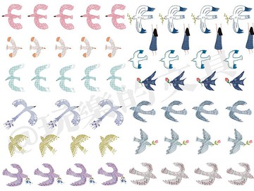 飛鳥套組 A6切膜貼紙