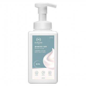 ECOLUXE 艾蔻斯 溫和純淨洗手慕斯 無香味  1件  450ml