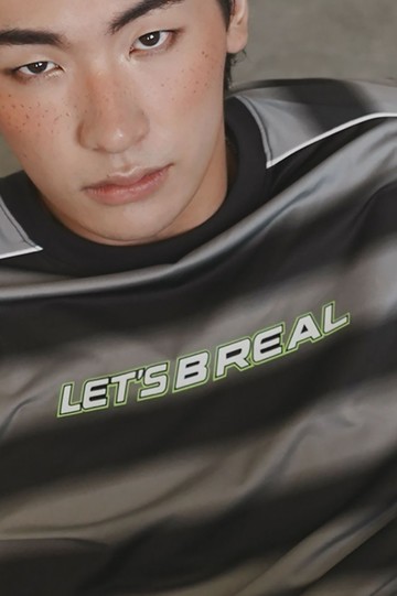 Stone As - Let's B Real T-shirt / 精神標語T恤