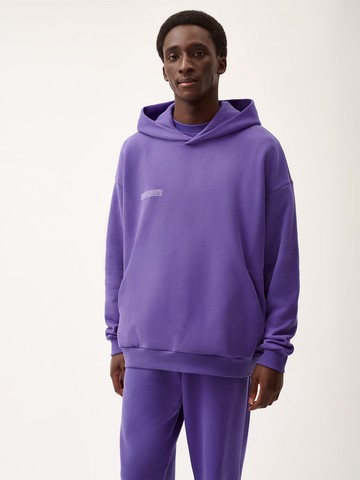 PANGAIA - 365 Midweight Soft Organic Cotton Hoodie - ultraviolet - M M