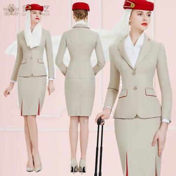 航空空姐制服職業套裝女夏2025新款時尚藝考面試正裝工作服