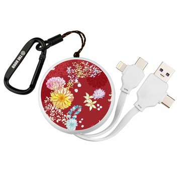 THE HOOD X Polly On The Terrace PD快充多合一伸縮鏡面充電線