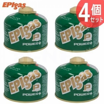 在庫有 110パワープラスカートリッジ 4個セット 一般〜上級登山用 G-7013 バーナー用 ガスカートリッジ EPIgas EPIガス キャンプ アウトドア トレッキング