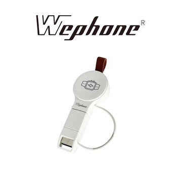 Wephone 通用型手錶磁吸無線充電器_WD03-WC01-雪霜白