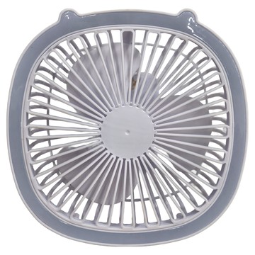 可調光立掛充電4合1風扇 三檔風速 180°送風角度 貓耳造型  單一商品  顏色隨機