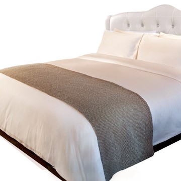 親膚舒適精緻工序白色雙人單一被套