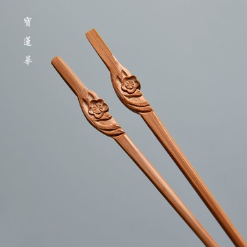 純手工浮雕梅花竹筷 茶點心筷 茶夾 茶道香道整理夾 中式筷茶配件