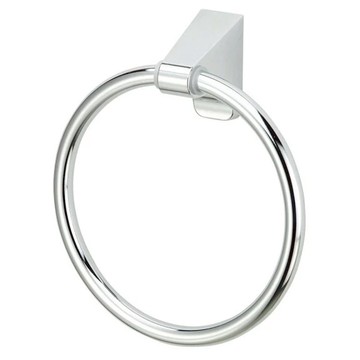 DAY&DAY 日日家居 浴巾環 鋅合金固定座  170 x 60 x 195mm 圓內徑145mm  銀色  1個