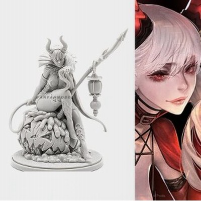 75mm 1/24 KINGDOM DEATH キングダム・デス Devil Satan デビル 