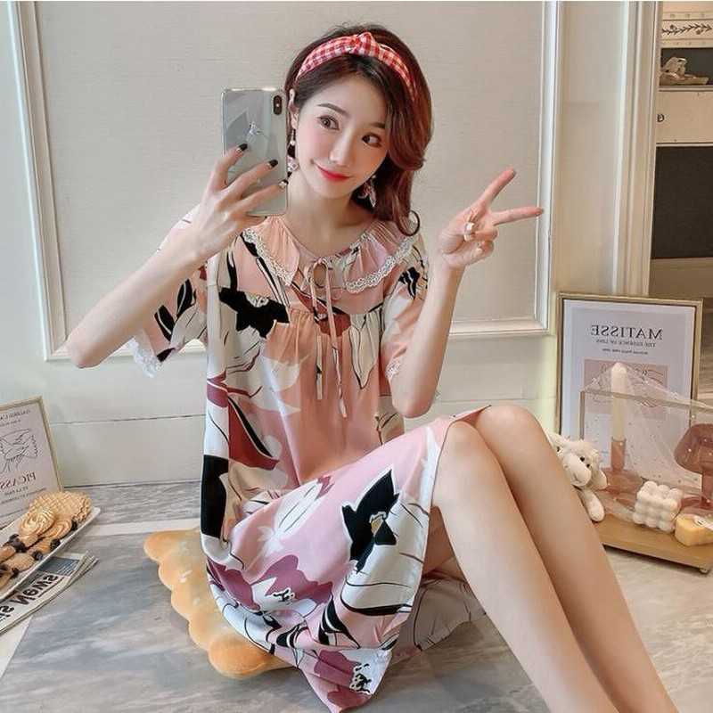 パジャマ レディース 夏 パジャマ かわいい 花柄パジャマ スカート 寝 