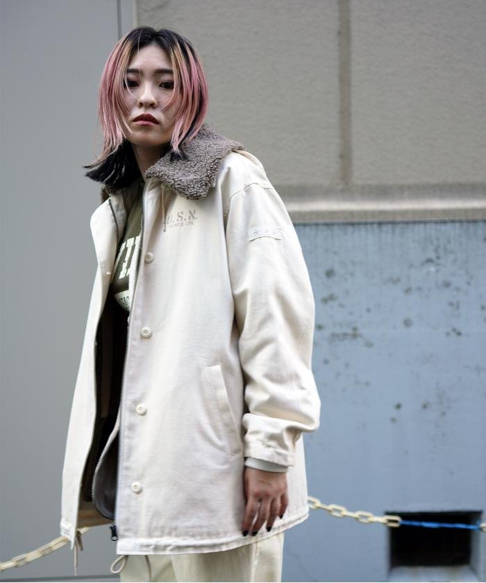 （AVIREX/アヴィレックス）MULTI DECK JACKET WITH BOA