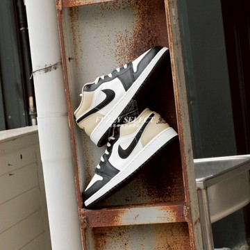 【逢甲 FUZZY】Air Jordan 1 Low 黑白 卡其 553558-153 553560-153