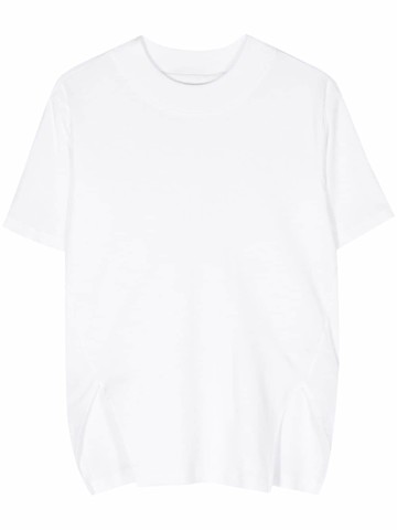 Song For The Mute - front-slits cotton T-shirt - women - Cotton - 36 - White