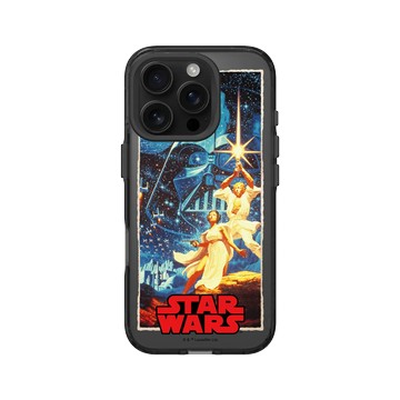 iPhone 16 Pro Clear 酷墨灰 - 迪士尼-星際大戰 Star Wars - 路克&莉亞公主-電影海報