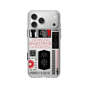 iPhone 17 Pro Max Clear Case（相機按鈕） 透明 - 迪士尼-星際大戰 Star Wars - 風暴兵&光劍-潮流系列