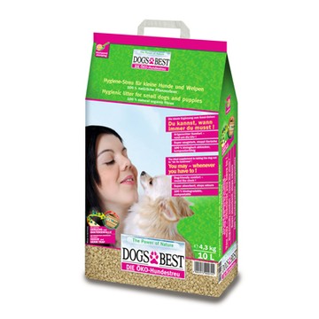 CATS BEST 【4入組】德國DOGS BEST-犬專用凝結木屑砂 4.3kg-10L