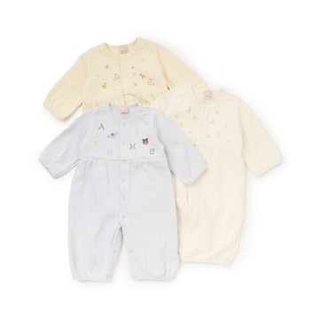 petit main 品牌旗艦店 刺繡 2WAY 連身衣 【日本直接出貨】