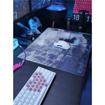 WALLHACK沃哈克SP005 DESOLATE YUME荒境鋼化玻璃鼠標墊FPS專用大