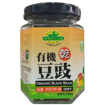 味榮 有機乾豆豉100g