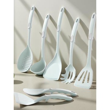 硅膠鍋鏟不粘鍋專用炒菜鏟子家用耐高溫湯勺漏勺耐高溫廚具套裝