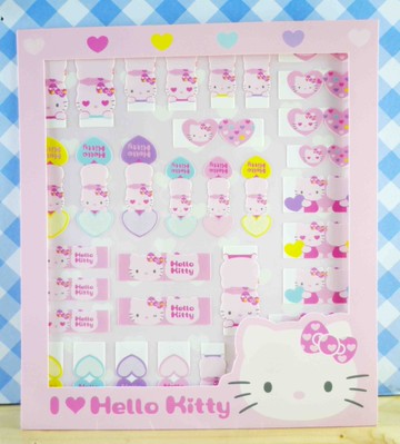 【震撼精品百貨】Hello Kitty 凱蒂貓~KITTY索引貼紙-臉