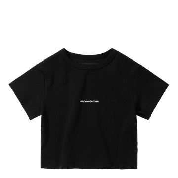 UNKNOWNDOMAIN CAPSULE WARDROBE XS LOGO TEE BLACK