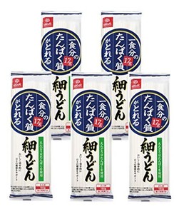 はくばく 一食分のたんぱく質がとれる細うどん 180G ×5袋