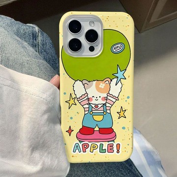 蘋果小貓蘋果17promax手機殼iPhone16pro菲林15plus二合一14小衆13高級12雙層11
