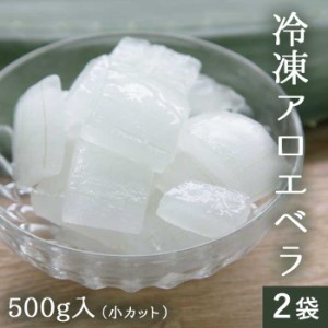  冷凍 アロエ 500g×2袋 (小カット) 食べるアロエ アロエベラ 