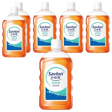 Savlon 沙威隆 潔身液  1000ml  6瓶