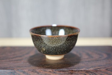 【送禮好物】50ml 天目釉 中式小茶杯 酒杯 鶯歌葉敏祥作品