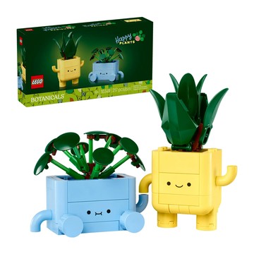 LEGO 樂高 花藝系列 快樂植物 Happy Plants 10349  1組  混和顏色
