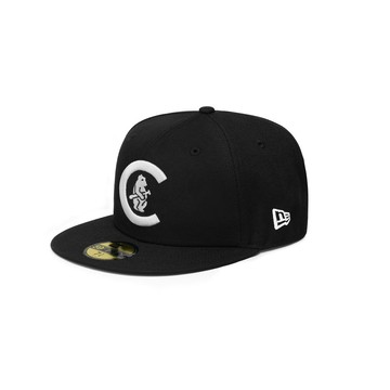 NEW ERA 男女 59FIFTY BASEBALL MANIAC 芝加哥小熊 黑 NE71038435