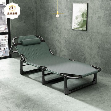 午休折疊床暑期單人床辦公室拉伸躺椅簡易超輕團購家用行軍床 py6173