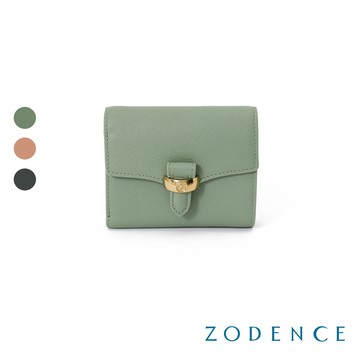 ZODENCE RING進口真皮簡式短夾