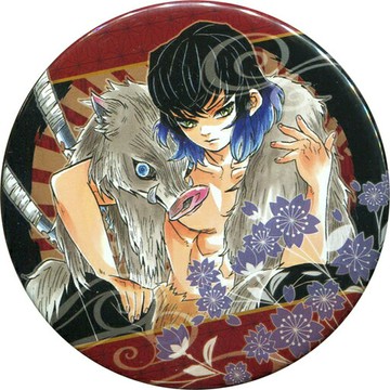 嘴平伊之助(素顏)鬼滅之刃收藏品徽章第1彈JUMP SHOP商品