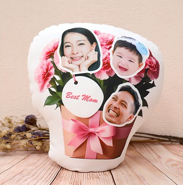 【客製花束抱枕】可站立的花束抱枕 母親節抱枕